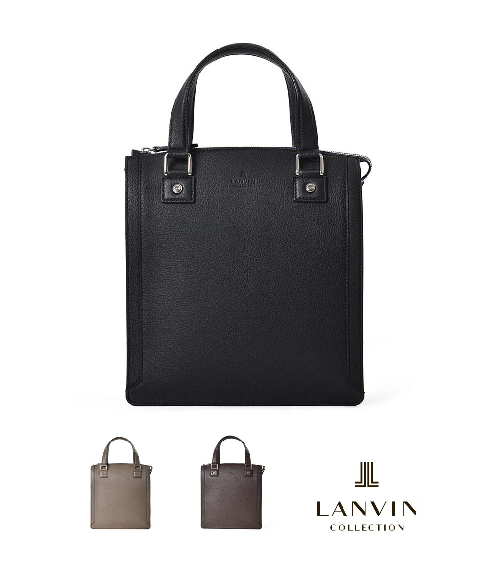 SALE／68%OFF】 LANVIN COLLECTION レザートートバッグ 2WAY B5 コト