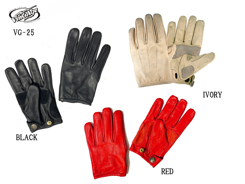 Vin\u0026Age/ヴィン アンド エイジ  TYPE VG25 SHORT PLAIN GLOVES