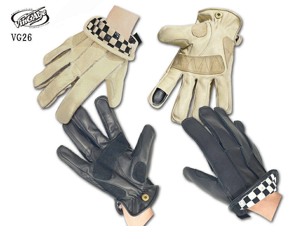 Vin&Age ヴィン アンド エイジ TYPE VG26 FLIP CHECKER GLOVES｜粋屋店