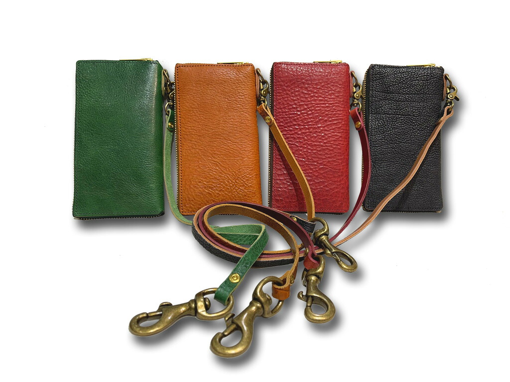 KIGO&times;粋屋　オリジナル　 ロープ付ロングウォレット　BULL｜粋屋店 26,862円