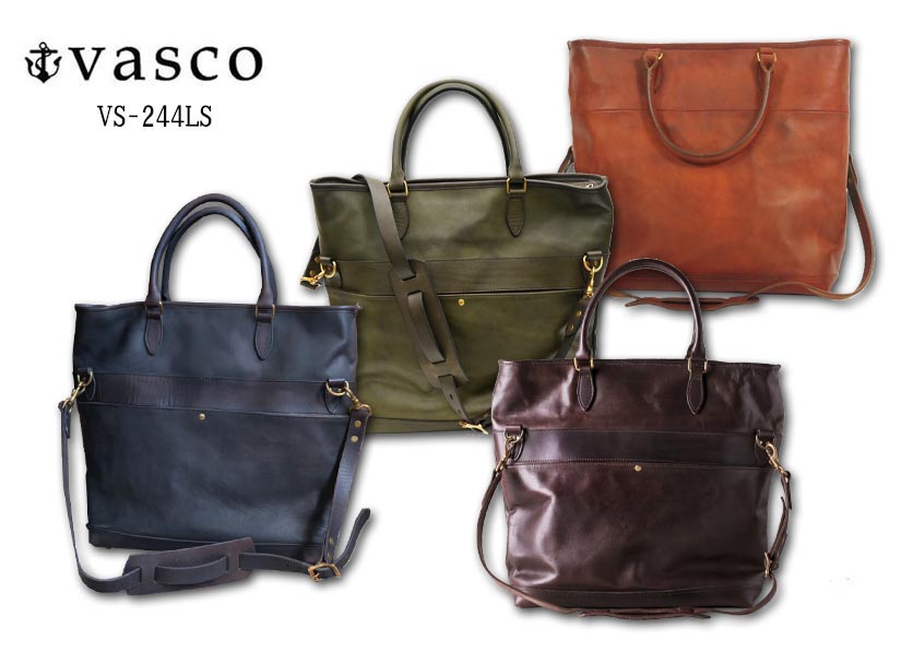 Vasco ANCHORS LEATHER NELSON 2WAY BAG アンカーミルズ ヴァスコ　レザー　ネルソン２ウェイ　バッグ　ショルダーバッグ　VS-244LS｜粋屋店