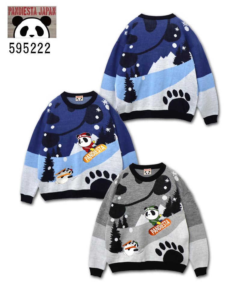 楽天市場】モールジャガード雪合戦セーター PANDIESTA JAPAN 564217
