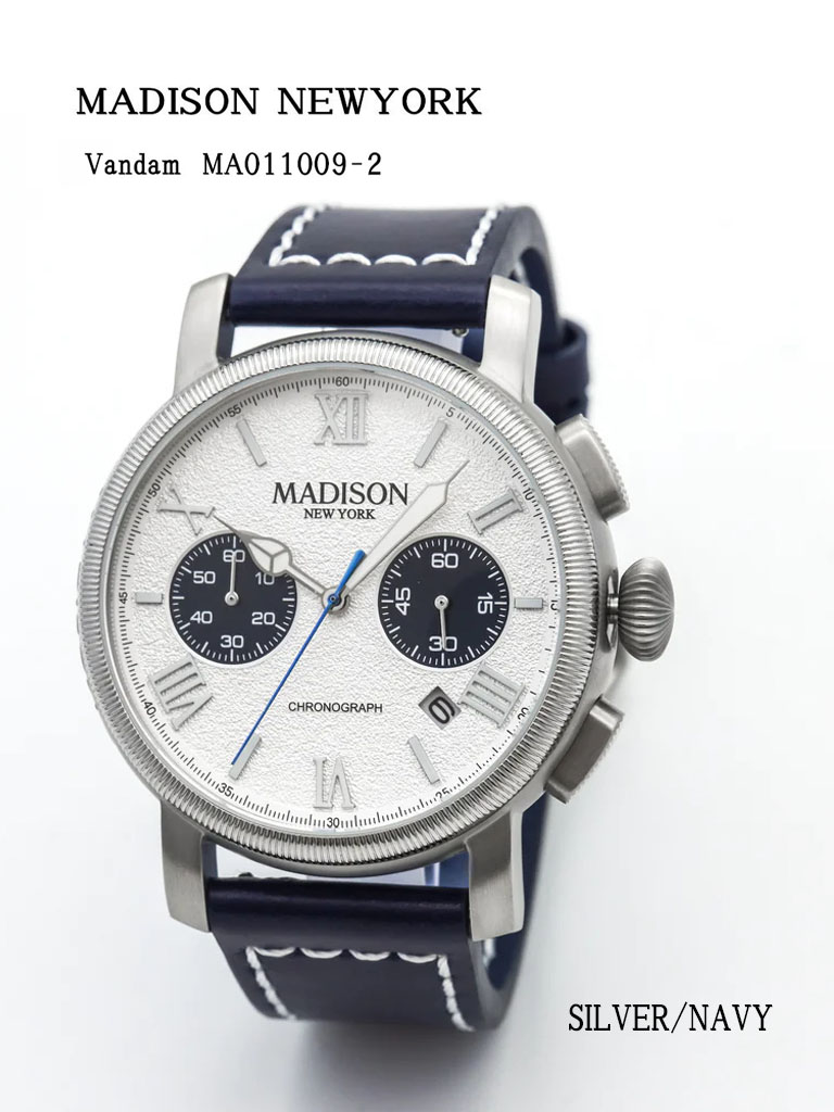 マディソン ニューヨーク ヴァンダム メンズ 腕時計 MADISON NEWYORK Vndam Men's Watch MA011009-2