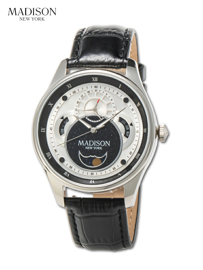 マディソン ニ ューヨーク メンズ イカロス 腕時計 MADISON NEWYORK Icarus Men's Watch MA011011-1｜粋屋店