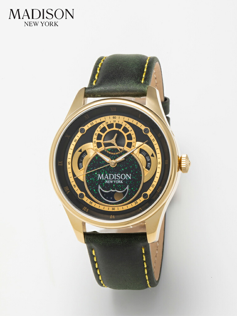 マディソン ニ ューヨーク メンズ イカロス 腕時計 MADISON NEWYORK Icarus Men's Watch MA011011-4｜粋屋店