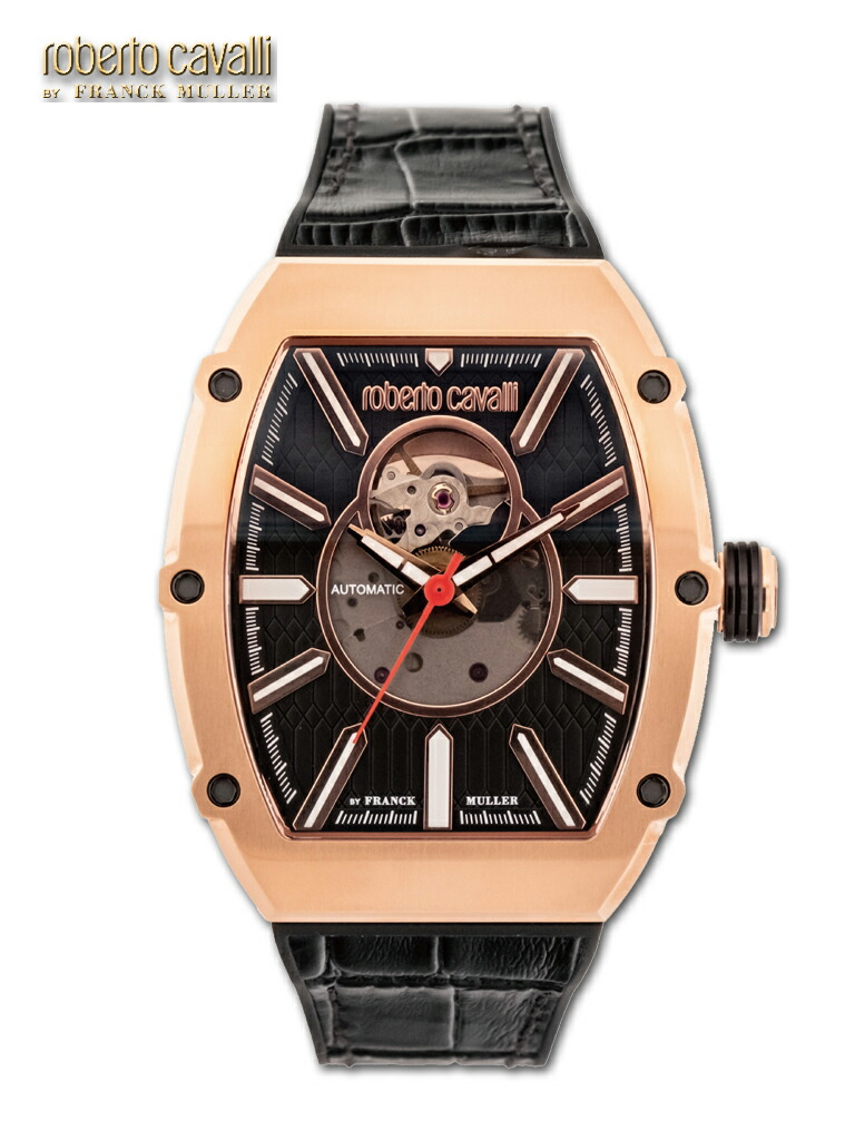 【未使用品】roberto cavalli　フランクミュラー　稼働品　腕時計 ロベルト・カヴァリ BY フランク・ミュラー』から、涼しげな