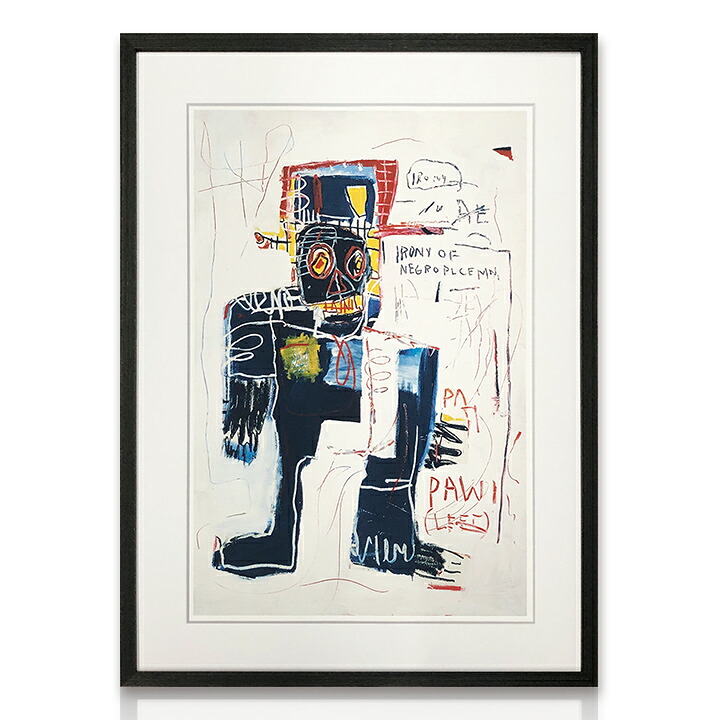 工芸ダイアログボックス Jean-Michel Basquiat ジャン＝ミシェル・バスキア Irony of Negro Policeman, バスキア 今めかしい 部屋の入り口 工芸ひな形 格好のいい 絵図 額入り口・入口 ひな形付き添い人 室内装飾 飾り付け 寝部屋 リビング 差し上げ物 差し上げ物 新やって行く 貨物輸送無料 ssx インテリア・寝具・収納-壁紙・装飾フィルム-アートパネル・アートボード
