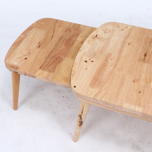 【楽天市場】スライド センターテーブル 木製 天然木 伸長式 伸縮式 伸縮 伸ばせる スライド式 リビングテーブル ネストテーブル 木製