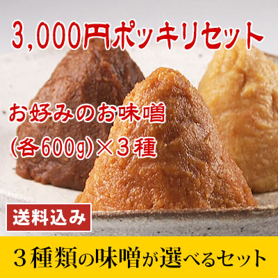 3,000円ポッキリセット