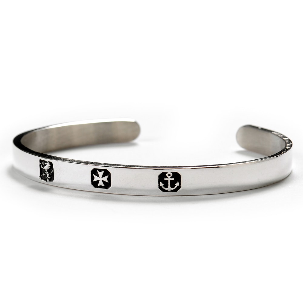 ヴィンテージ ターコイズ サンダーライン バングル スターリング