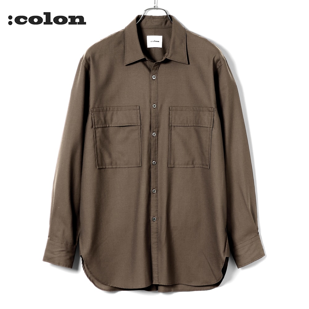 【新品未使用タグ付き】:colon コロン ウールツイルブルゾン CBL-1 – 2/30 Wool Twill – Black / ダブルポケット ブルゾン