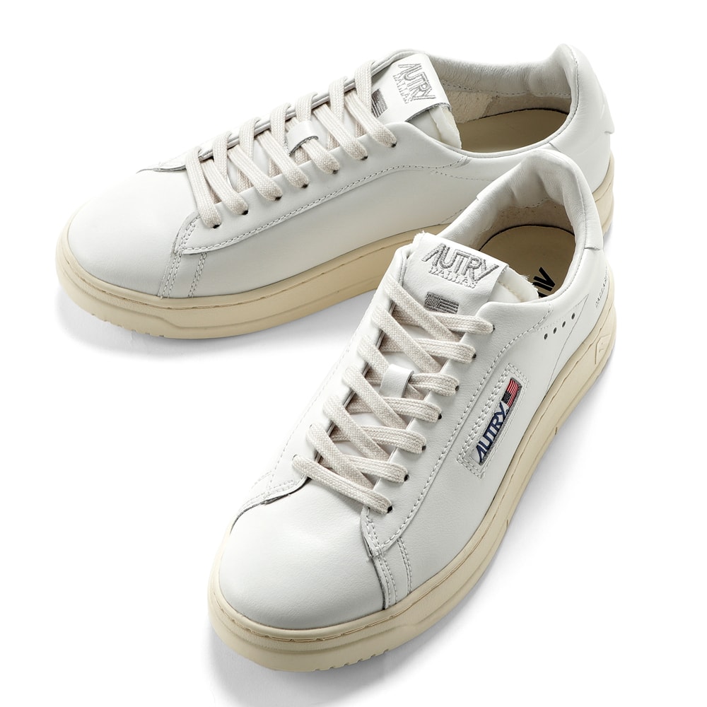 【楽天市場】【ポイント10倍】オートリー AUTRY ／ 【国内正規品】 ／ スムースレザーレースアップテニススニーカー「DALLAS LOW