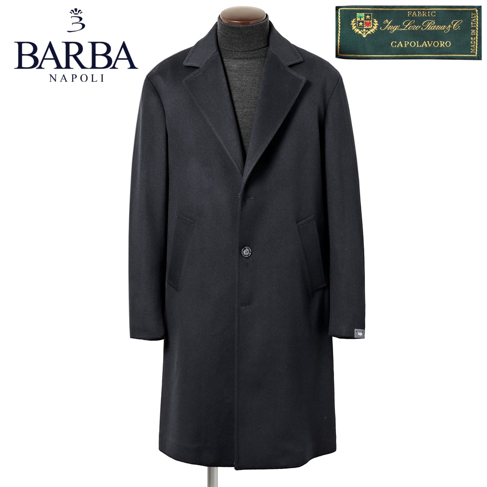 楽天市場】【30％OFF】BARBA バルバ シングル コート チェスターコート
