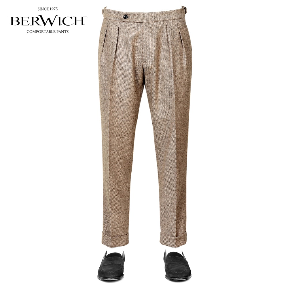 【美品】 ベルウィッチ スラックス グレー サイズ50 ストレッチ イタリア製 楽天市場】ベルウィッチ BERWICH チノスラックス メンズ ウール