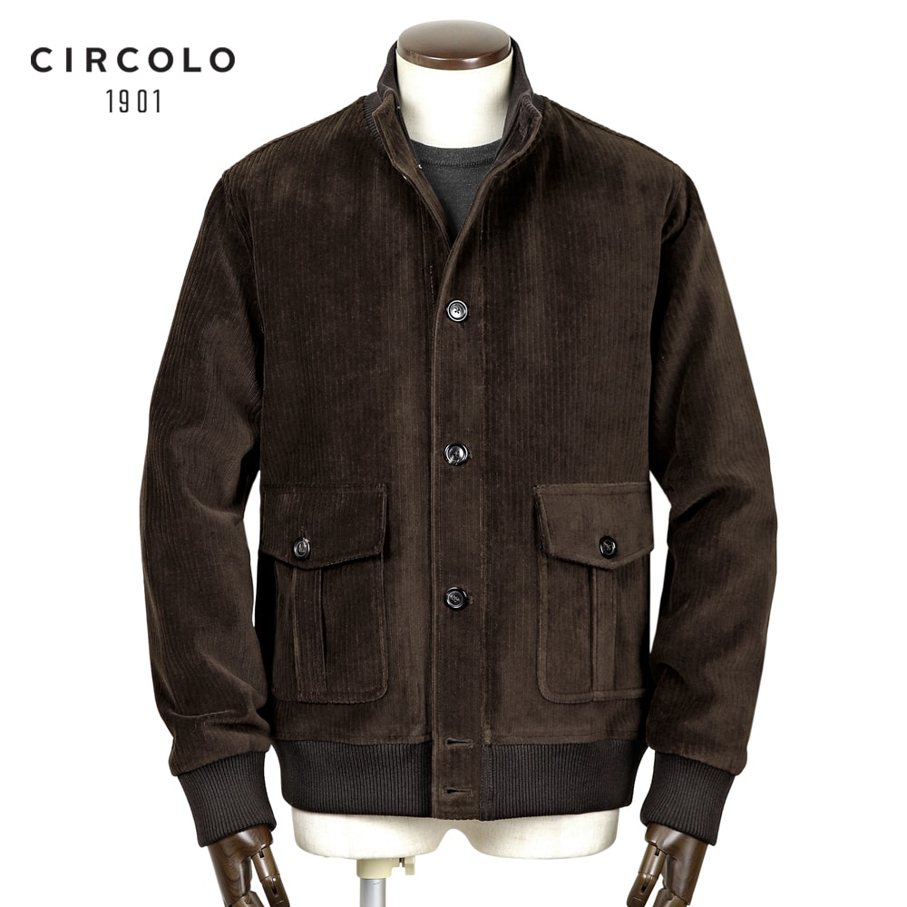 CIRCOLO チルコロ 1901 製品染めコットンジャージーバルスターブルゾン 楽天市場】【SALE】チルコロ 1901 CIRCOLO 1901 ／ 【国内正規品