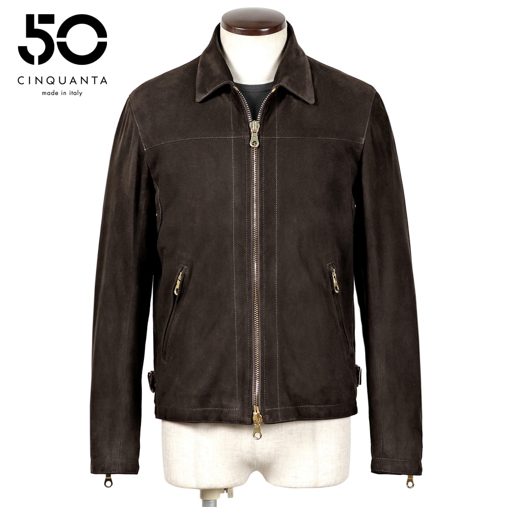 楽天市場】[送料無料]CINQUANTA : REGULAR COLLAR ZIP BLOUSON