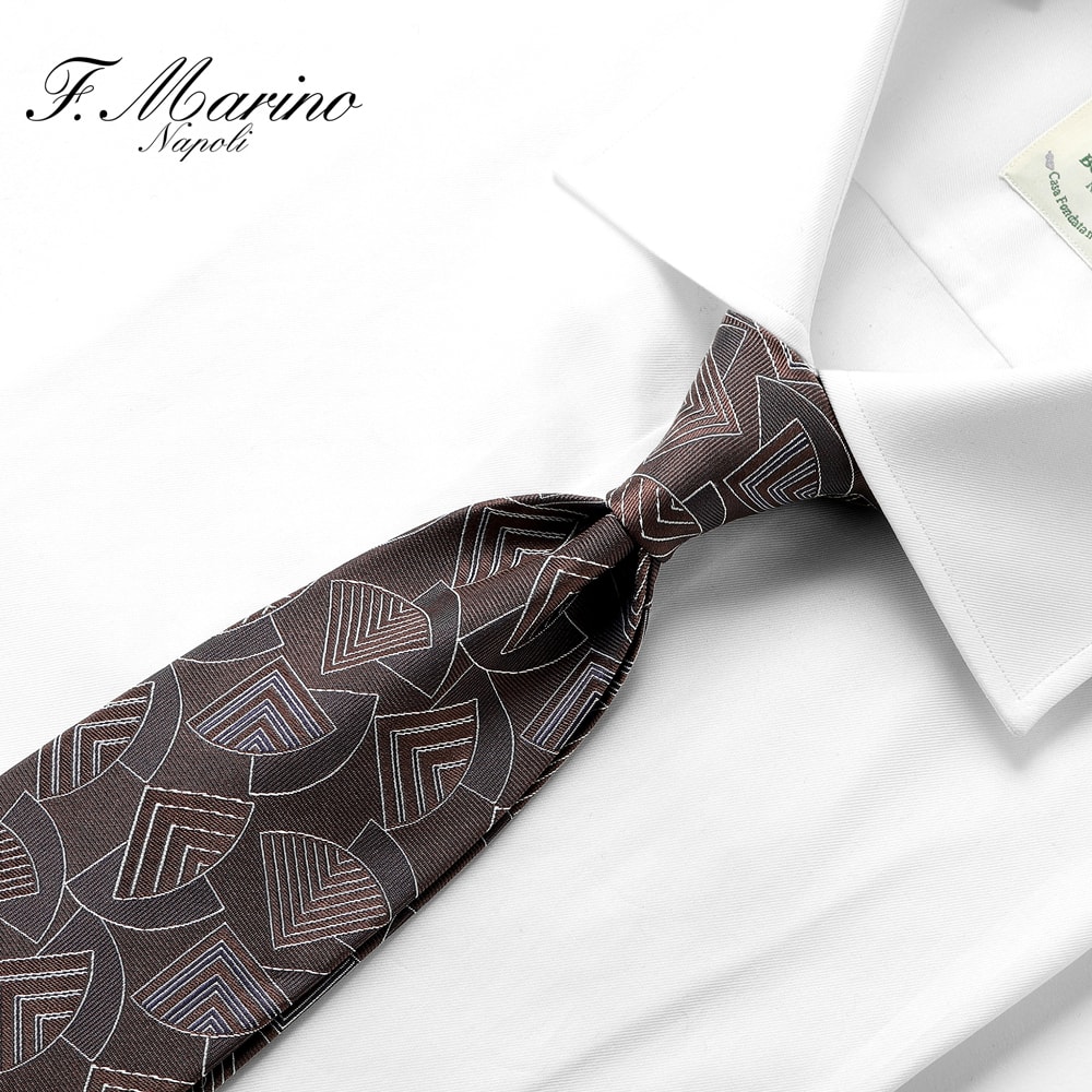 フランチェスコマリーノ ストライプ ネクタイ Francesco Marino / ストライプ ネクタイ