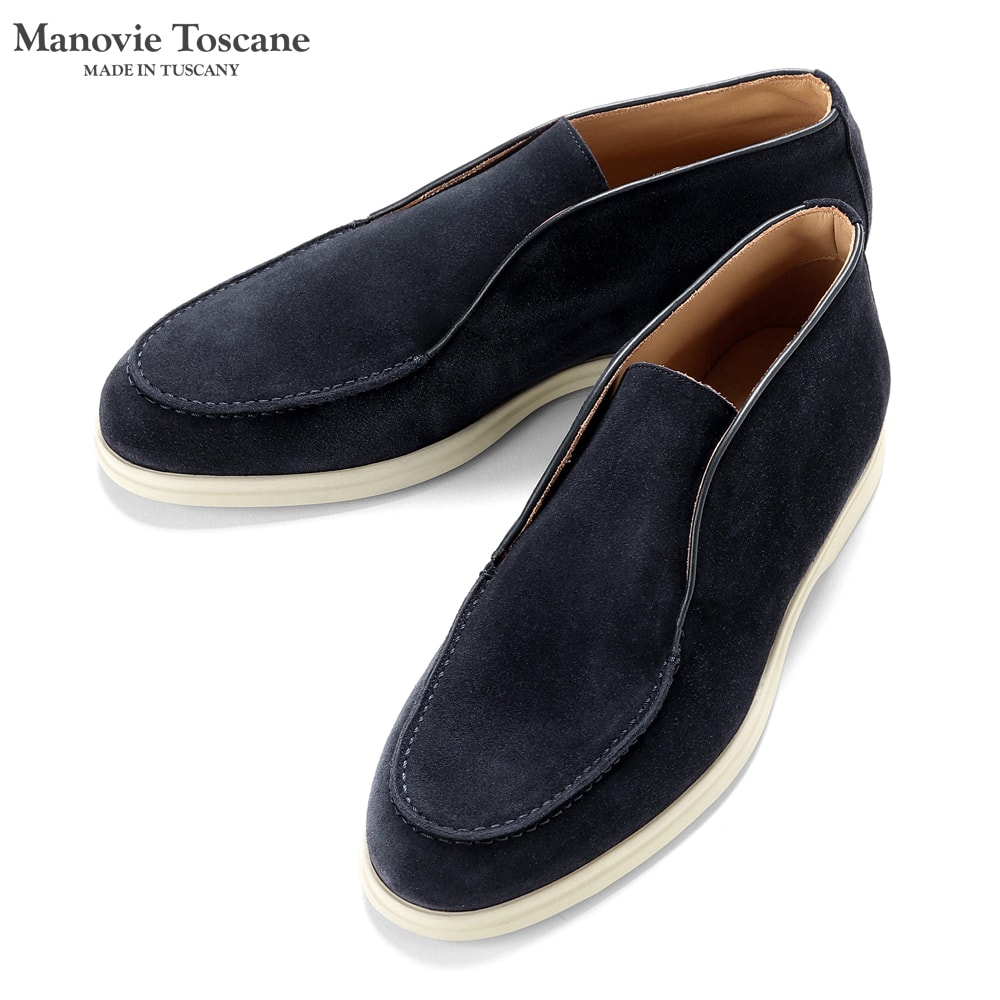 イタリア・ナポリ製　ダークブラウン スエード モカシンシューズ 楽天市場】マノヴィエトスカーネ Manovie Toscane ／ カーフ