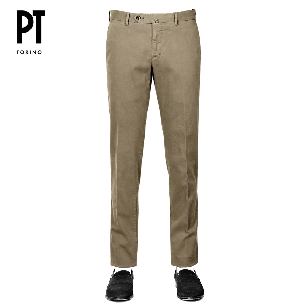 新品 PT TORINO メンズ チノパン ゆったりストレート ブラウン W32 新品 PT TORINO メンズ チノパン ゆったりストレート ブラウン W32 PT