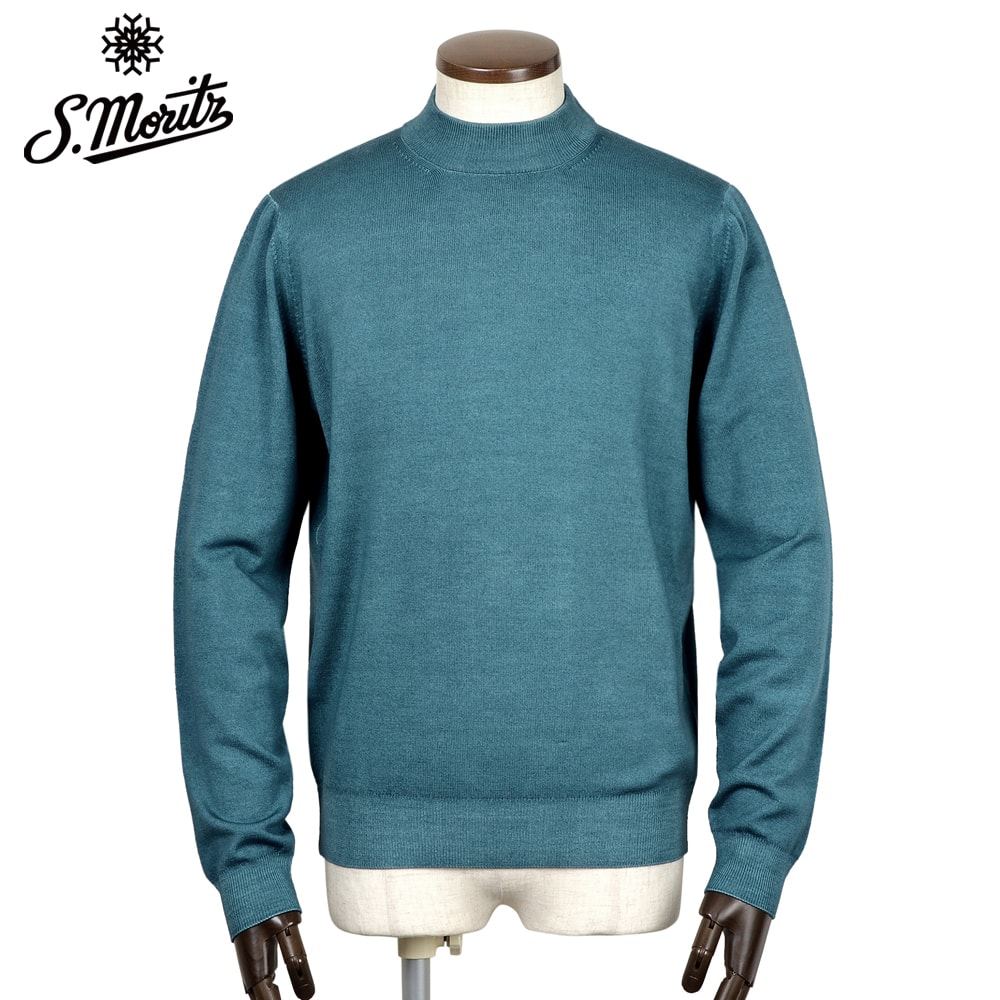 未使用 サンモリッツ ウール カシミア モックネックニット 楽天市場】サンモリッツ S.Moritz ／ 25-26AW Super120'sウール