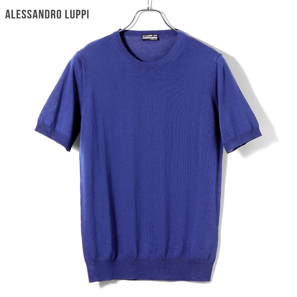 ALESSANDRO LUPPIアイスコットン半袖ハイネックセーター alp2510202-01.jpg