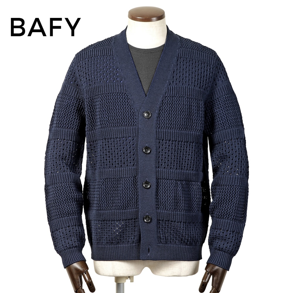 BAFYバフィー ニットジャケット 4ボタン 16915 金ボタン BAFYバフィー ニットジャケット 4ボタン 16915 金ボタン