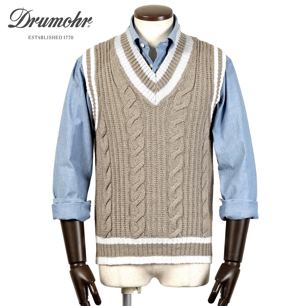 楽天市場】Drumohr / ドルモア｜ペイズリー柄プリントコットン