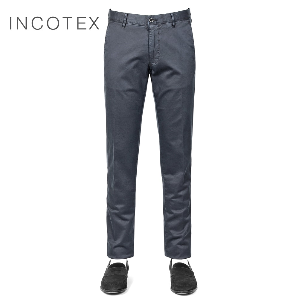INCOTEXチノスラックス 46 インコテックス イタリア INCOTEX インコテックス 春夏秋 30型 ドレス型 チノスラックス