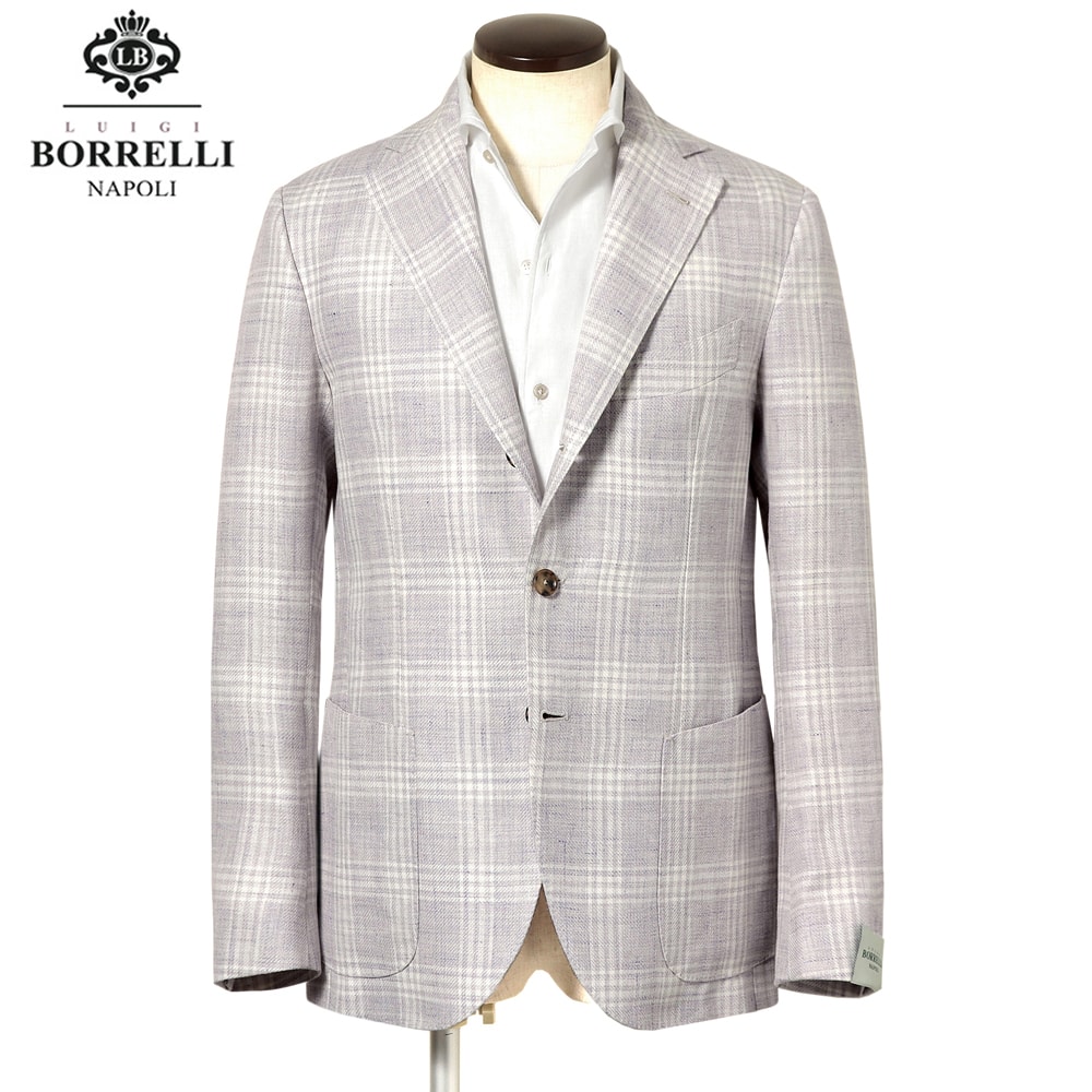LUIGI BORRELLIルイジボレッリ ウールジャケット46ライトグレー秋冬 JACKET | LUIGI BORRELLI TOKYO ONLINE STORE（ルイジボレッリ