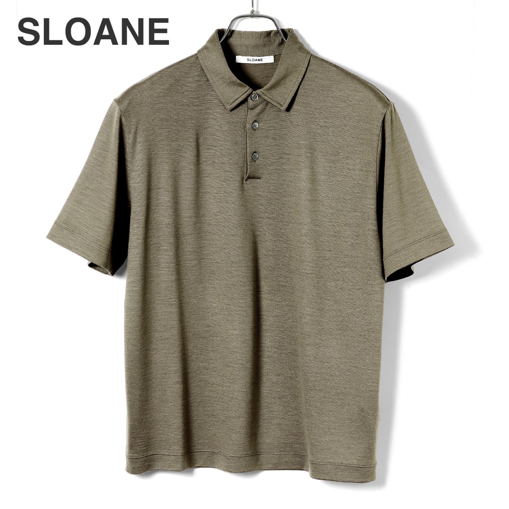 極美品 ジョンスメドレー シーアイランドコットン 半袖ニットポロ ポロ プルオーバー ニット ジョンスメドレー クルーネック シー