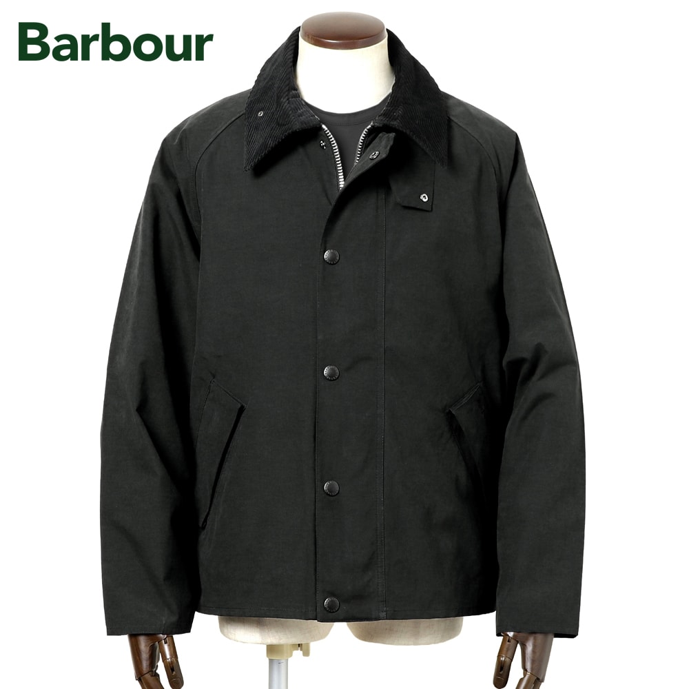 【ポイント10倍】バブアー Barbour 【国内正規品】 ／ 26SS コットンポリナイロンピーチスキンワークジャケット「OS TRANSPORT（MCA0931）」 （BLACK／ブラック） ／ メンズ イギリス アウター ビジネス 3シーズン ショートレングスブルゾン