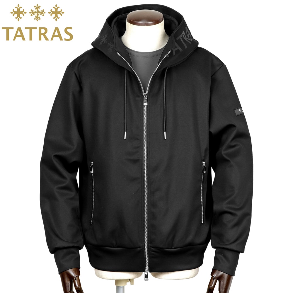 【ポイント10倍】タトラス TATRAS /【国内正規品】/ ヘビージャージージップアップパーカー「BARBIO」(ブラック)【ラッピング対応】/ バルビオ MCKZ0405063588 オールシーズン スポーツ ゴルフ|粋な着こなし 店