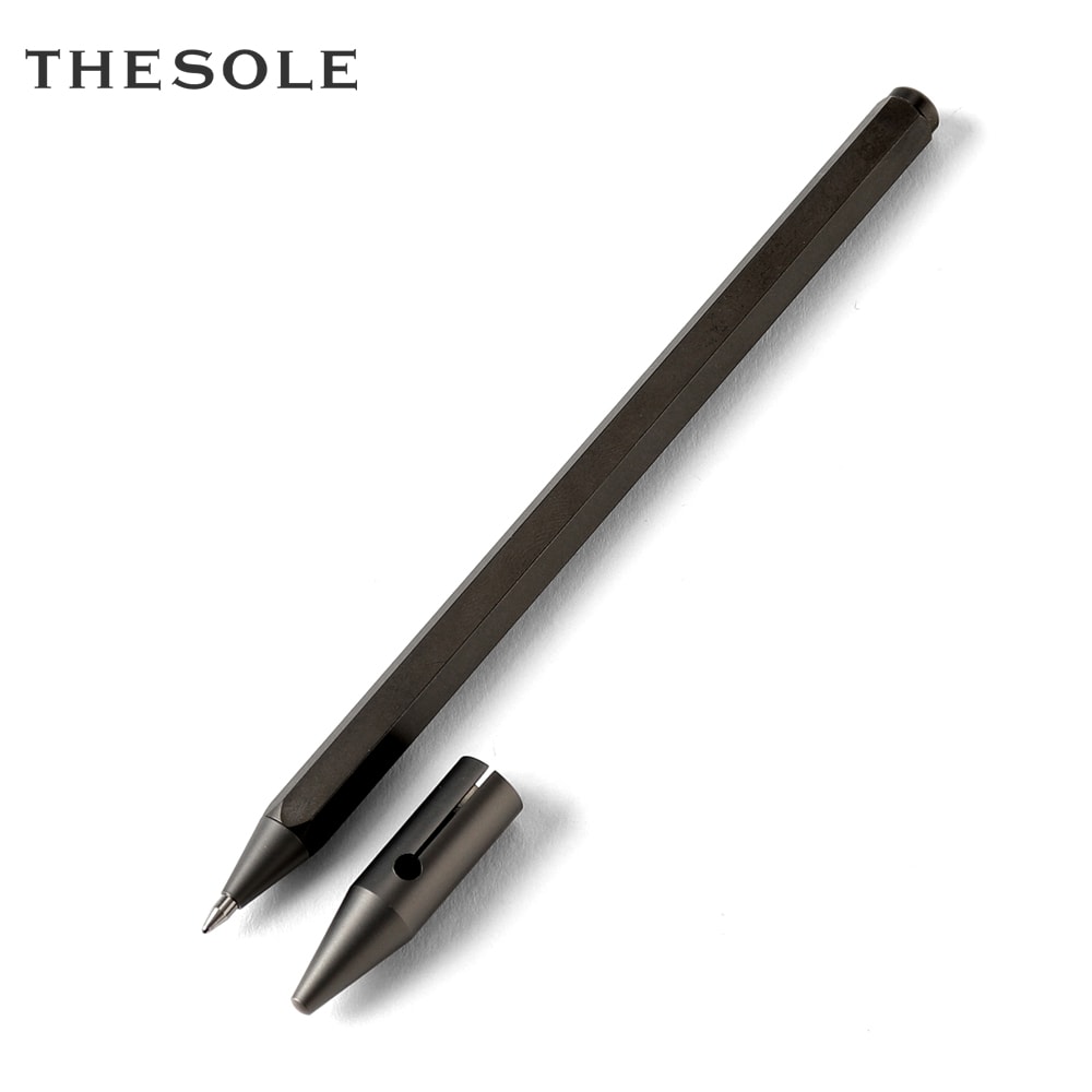【尖んがり10倍】ザソール THE SOLE ／【国内置き目品】／ 金管楽器削り出しボールペン「PENNA」（ガンメタリック）【ラッピング相応う】／ 大売り出しとり捨てる品 日本製 文具 文房具 差し上げ物 差し上げ物 差し上げ物