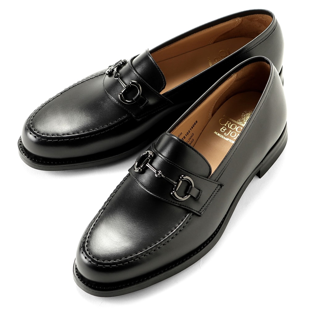 【楽天市場】【ポイント10倍】クロケット＆ジョーンズ CROCKETT＆JONES ／ 【国内正規品】 ／ 当店別注ペブルグレインレザーコインローファー「BOSTON  2」（DARK BROWN／ダークブラウン）／ ボストン 英国 靴 革 レザー ビジネス シューズ ...