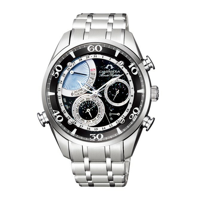 カンパノラ CAMPANOLA シチズン CITIZEN 皨雫（ほしのしずく） コンプリケーションCOMPLICATION ミニッツリピーター 42ミリ ステンレススティールケース シルバー文字盤 正規品 3年保証 AH7060-53F