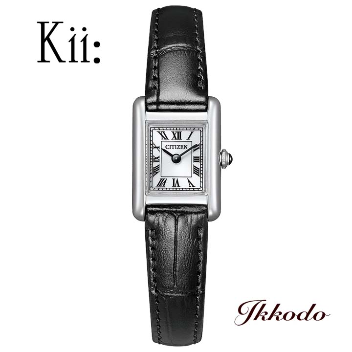 Kii キー シチズン CITIZEN Classic Square ソーラー エコドライブ 正規品 レディース腕時計 EG2790-12A EG279012A 19,525円