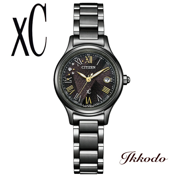 LIGHT インチ BLACK Eco-Drive 50th Anniversary Edition シチズン CITIZEN クロスシー XC hikari collection ソーラー電磁波 ウォッチ 置き目品 ES9495-59E  ES949559E