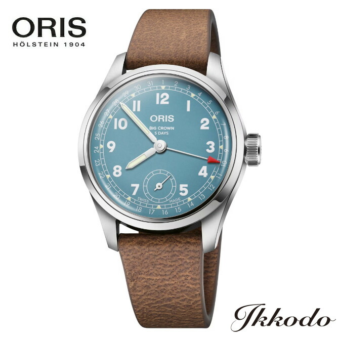 オリス ORIS ビッグクラウン キャリバー473 手巻き 38mm 5日間パワーリザーブ 5気圧防水 正規品 メンズ腕時計 10年間メーカー保証 01 473 7786 4065-07 5 19 22FC