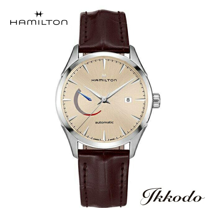 【ご購入特典対象商品】ハミルトン HAMILTON ジャズマスター パワーリザーブ Jazzmaster Power Reserve 自動巻き 42ミリ シャンパン文字盤 ブラウンカーフストラップ 5気圧防水 日本国内正規品 メンズ腕時計 2年保証 H32635521|城下町松本の時計店 一光堂