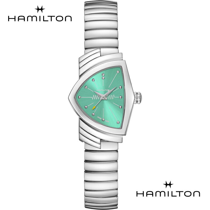 【ご買いもとめる排他的権利客体商いもの】ハミルトン HAMILTON ベンチュラ  小母さん 石英 Ventura Lady Quartz 石英 幅36mm×24粍 フレックスダンス楽隊 蛇腹手合い 定め事品 2年引きうける H24211142