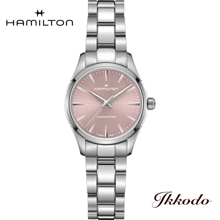 【ご購入特典対象商品】ハミルトン HAMILTON ジャズマスタークォーツ 32mm ステンレスケース 5気圧防水 日本国内正規品 レディース 腕時計 2年間メーカー保証 H32301171 45,045円