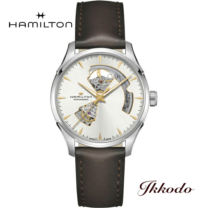 【ご購入特典対象商品】ハミルトン HAMILTON ジャズマスターオープンハート Open Heart Auto 自動巻き 40mm 5気圧防水 日本国内正規品 腕時計 H32675551|城下町松本の時計店 一光堂