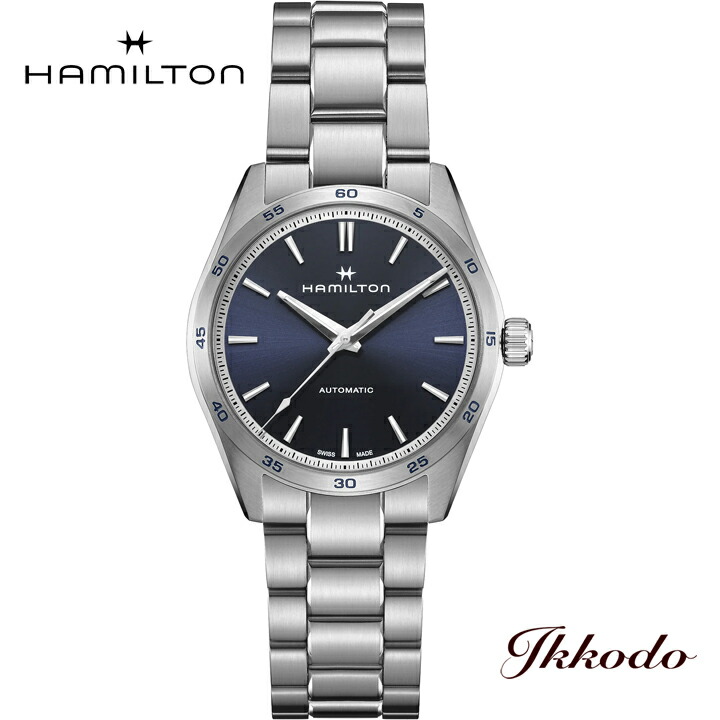 【ご購入特典対象商品】ハミルトン HAMILTON ジャズマスター パフォーマー JAZZMASTER PERFORMER AUTO 自動巻き 38mm 10気圧防水 ブルー 正規品 腕時計 H36215140