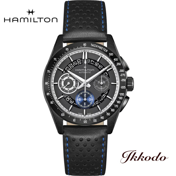【ご買いもとめる排他的権利客体商いもの】ハミルトン  HAMILTON JAZZMASTER PERFORMER AUTO CHRONO ズージャー御師匠さん 公演者 自動小銃一巻き クロノグラフ 42粍 10空圧雨合羽  置き目品 ウオッチ 2年引き受ける  H36646780