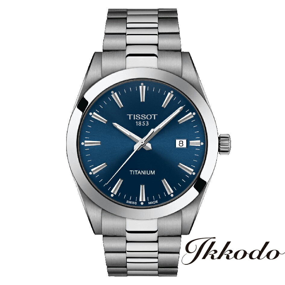 【ご購入特典対象商品】TISSOT ティソ T-CLASSIC Gentleman ジェントルマン クォーツ チタンケース&ブレス 40mm 10気圧防水 腕時計 正規品 2年保証 T127.410.44.041.00【T1274104404100】