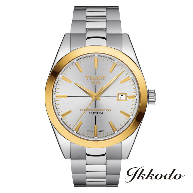 【ご買いもとめる排他的権利客体商いもの】TISSOT ティソ T-GOLD 士君子 GENTLEMAN 自動小銃一巻き パワーマティック80 18K黄色ゴールド 40粍 5空圧雨合羽 日本国内置き目品 2年引き受ける メンズウオッチ T927.407.41.031.01【T9274074103101】貨物輸送無料