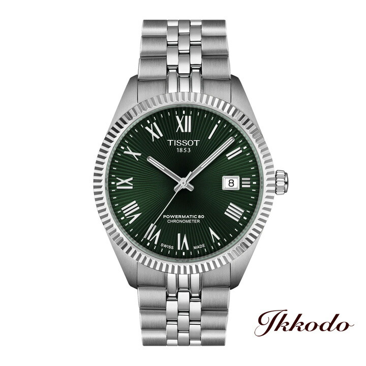 【ご買いもとめる排他的権利客体商いもの】TISSOT 物語詩 パワーマティック80 COSC 39粍 自動小銃一巻き 10空圧雨合羽 定まり品 ウオッチ 3年度製造会社引き請ける T156.408.11.093.00 T1564081109300
