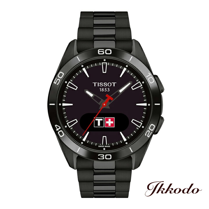 【ご買いもとめる排他的権利客体商いもの】TISSOT ティソ T-手当たりT-手当たり コネクト 運動競技 ソーラー チタン容れもの 43.75粍 5空圧雨合羽 ウオッチ 2年引きうける 定め事品 T153.420.44.051.01  T1534204405101