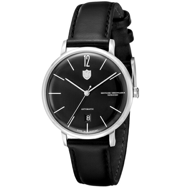最高の品質 ブラックカーフストラップ ステンレスケース 自動巻き ブラックダイアル Dufa ドゥッファ 38ミリ Df 9011 01 2年保証 日本国内正規品 腕時計 ドイツ製 3気圧防水 Df901101 Hamrahtrader Com