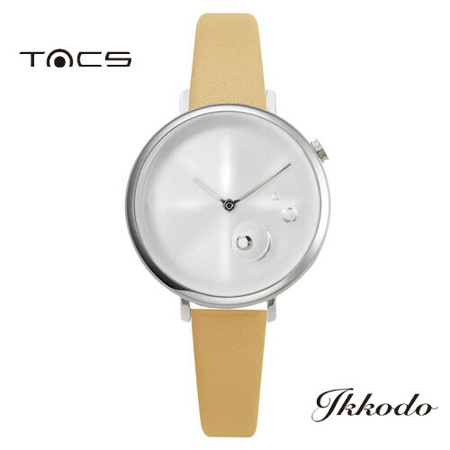 タックス TACS ICE BUBBLE クォーツ 316Lステンレススチールケース 33mm イタリア製レザーバンド 50m防水 正規品 2年間メーカー保証 レディース腕時計 女性 TS2203C